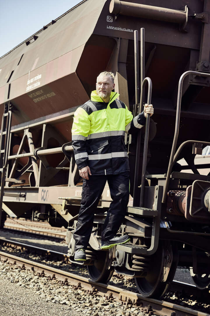 TERRAX Workwear Herren Warnschutzparka